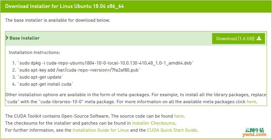 在Ubuntu 18.04系统中安装RTX 2080Ti显卡驱动的方法