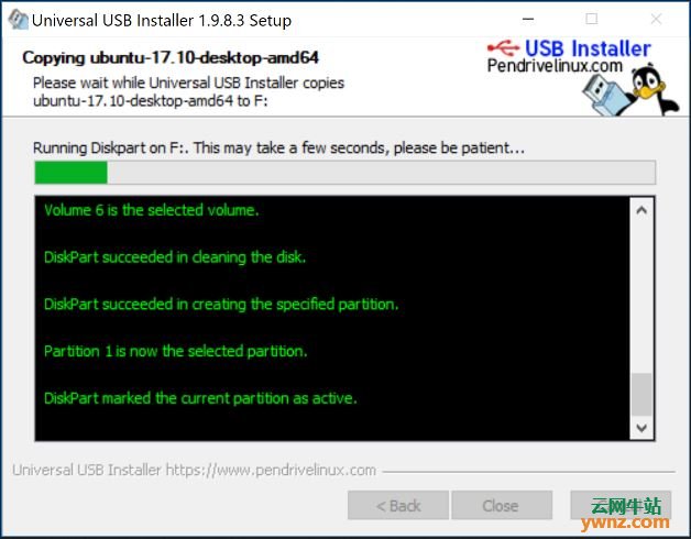 用Universal USB Installer在Win7、10系统中创建启动Linux USB盘