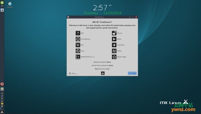 MX Linux 18正式版本发布下载，使用Linux kernel 4.19.5内核