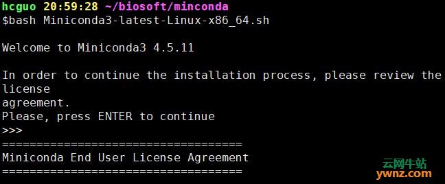 在linux系统中安装与卸载miniconda的方法