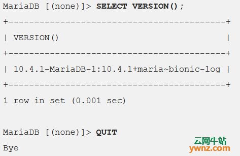 在Ubuntu 18.04系统上安装MariaDB 10.4的步骤
