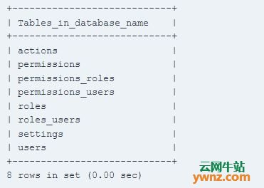 列出（显示）MySQL数据库中的表及从命令行显示MySQL表的方法