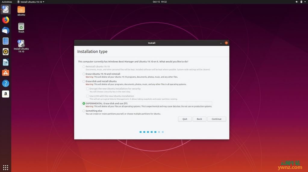 Ubuntu 19.10系统体验截图，包含新重要功能的使用截图