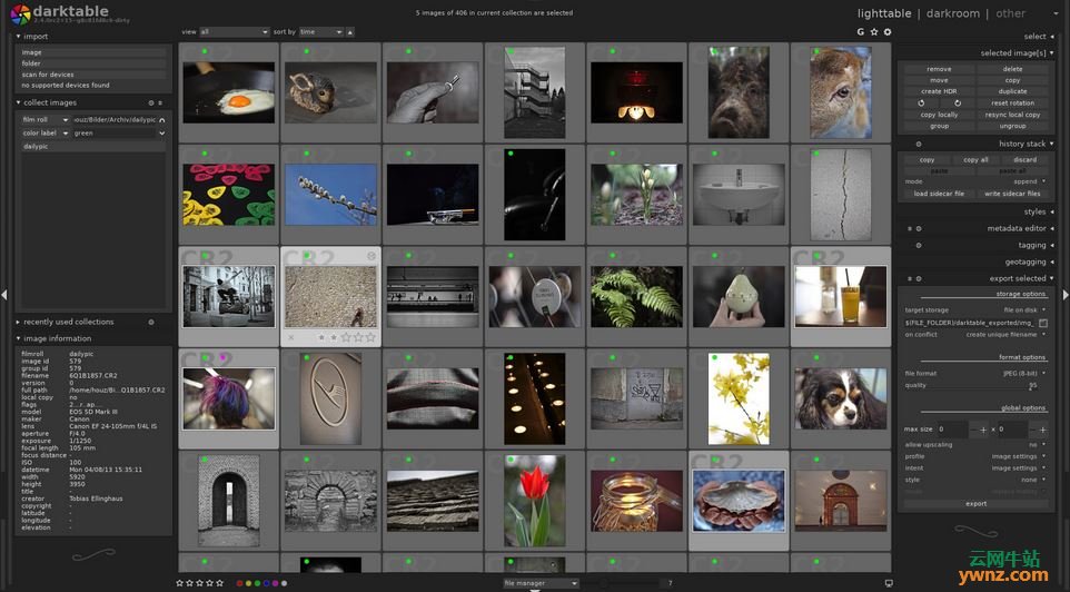 RAW图像编辑工具darktable 2.6发布，附安装方法