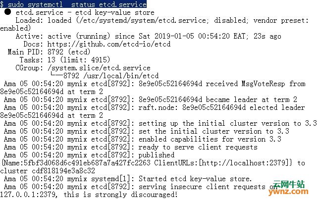 在Ubuntu 18.04/Ubuntu 16.04服务器上安装etcd的方法