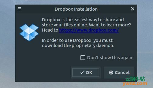在Debian 9 Stretch桌面系统上安装Dropbox的方法