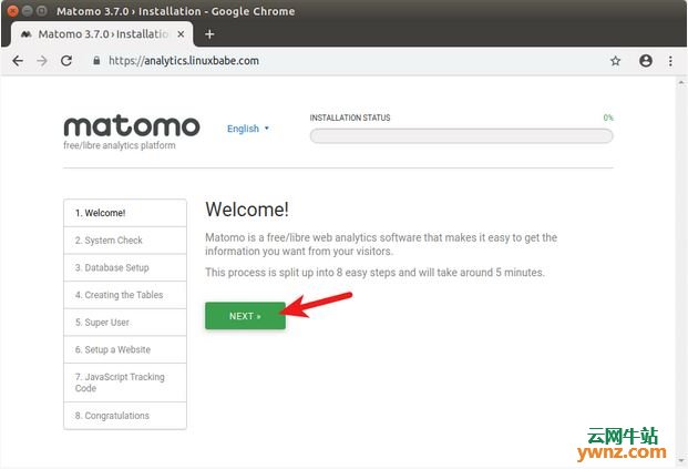 在Ubuntu 18.04系统上安装Matomo的详细步骤
