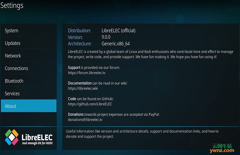 LibreELEC 9.0发布下载，能运行Kodi媒体中心的Linux操作系统
