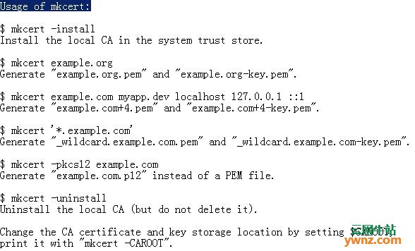安装及使用mkcert在Linux和macOS中创建本地受信任的SSL证书