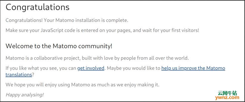 在Ubuntu 18.04/16.04上安装Matomo（Piwik）Web分析工具的方法