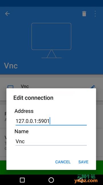 Centos和Manjaro中安装x11vnc并通过android vnc客户端进行远程连接