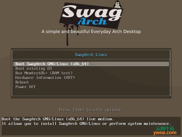 SwagArch GNU/Linux 19.03发布下载，一份自启动运行DVD
