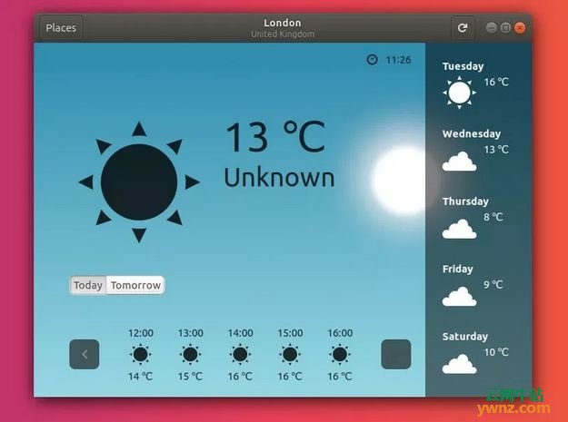 在Ubuntu 18.04系统中显示天气信息的方法