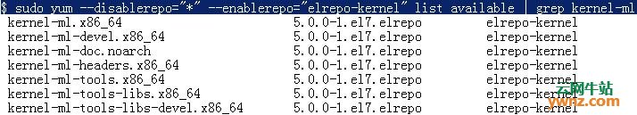 在CentOS 7系统上安装Linux Kernel 5.0的方法