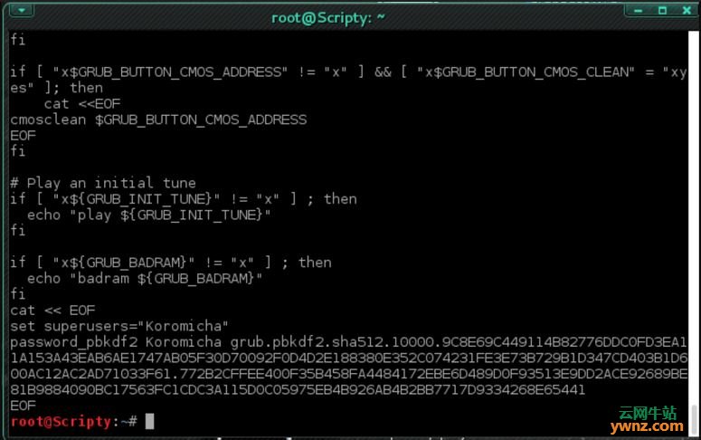 在Debian、Ubuntu和Kali Linux上用密码保护grub的方法