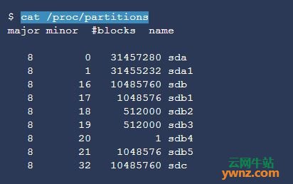 用partprobe、blockdev、hdparm、partx命令在Linux中重新加载分区表