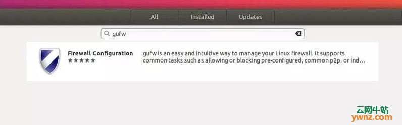 在Ubuntu 18.04系统中安装GUFW防火墙的方法