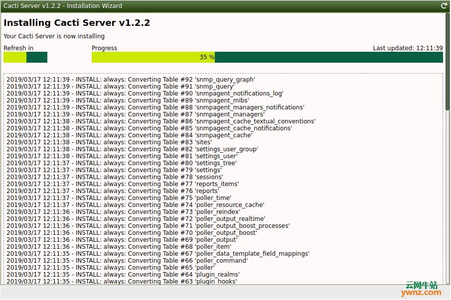 在RHEL 8/CentOS 8服务器上安装和配置Cacti的步骤