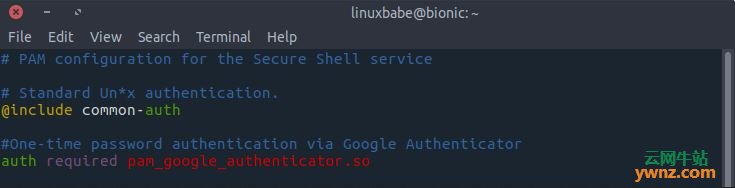 在Ubuntu 18.04服务器上设置SSH双因素身份验证的方法
