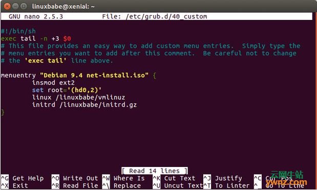 使用GRUB2直接从硬盘驱动器启动Debian 9 ISO文件的方法