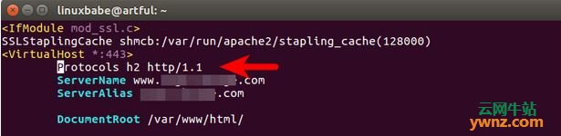 在Ubuntu 16.04上使用Apache启用HTTP/2协议的方法