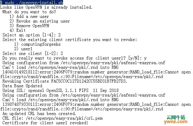 在RHEL/CentOS 8上安装和配置OpenVPN Server的方法