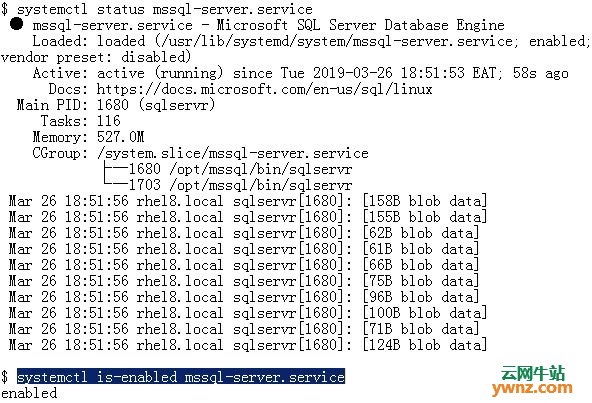 在RHEL/CentOS 8上安装Microsoft SQL Server的方法