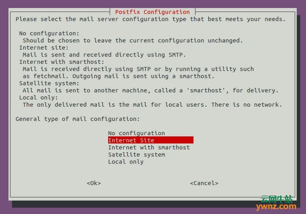 在Ubuntu上的2个Postfix SMTP服务器之间设置SMTP中继