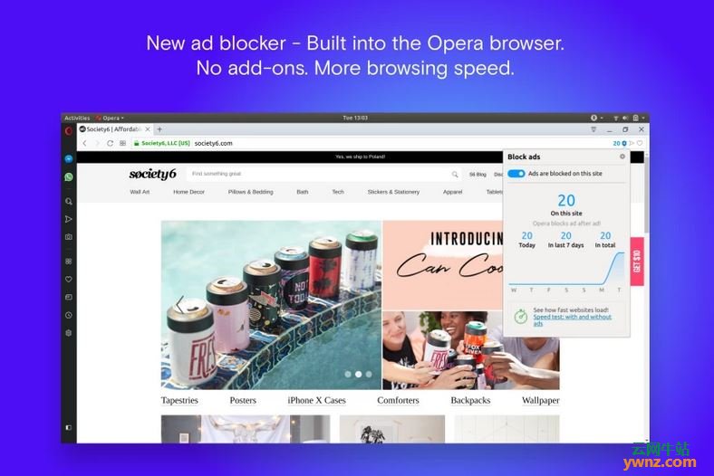 Opera 60发布下载，支持Web 3.0的主流浏览器，附snap方式安装方法