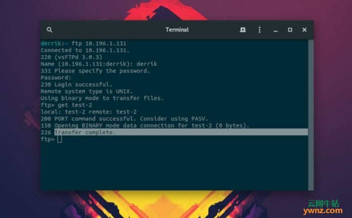 在Linux命令行中安装及使用FTP客户端的方法