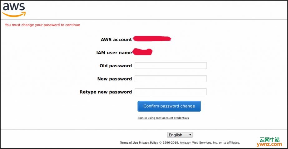 在AWS上重置/更改IAM用户密码的方法