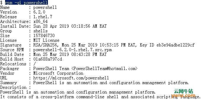 在RHEL、CentOS 8/7系统中安装PowerShell的方法