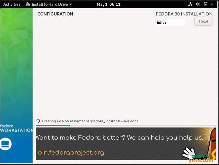 安装Fedora 30系统的图解教程