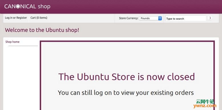 Ubuntu Shop（Ubuntu商店）已经正式关闭
