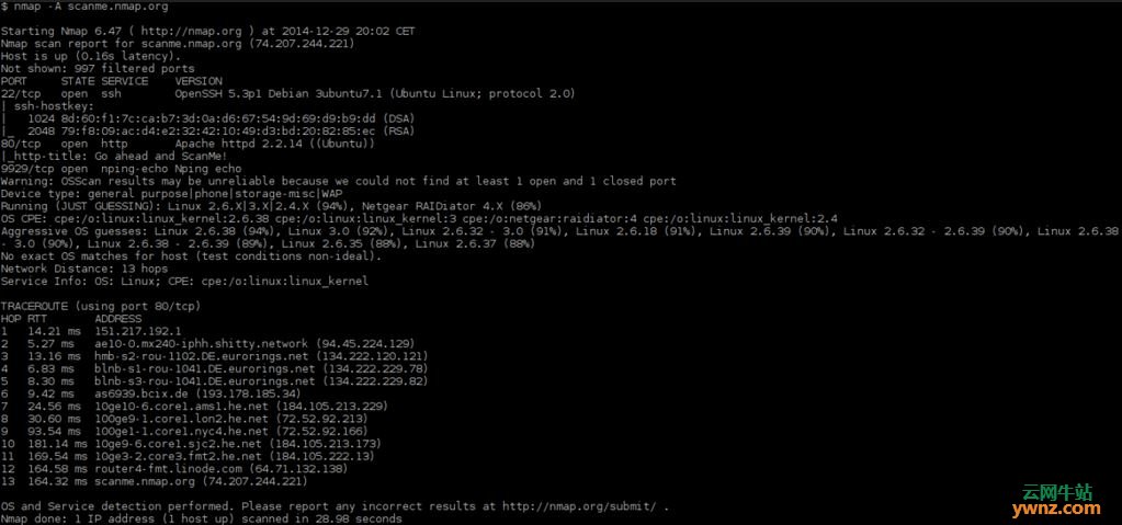 在Ubuntu/Debian/Arch Linux/Fedora/OpenSUSE上安装Nmap的方法