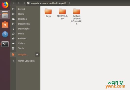 Using Gnome File Manager connection to the server: FTP / SFTP, Samba, NFS method