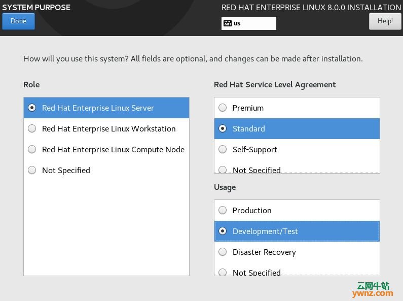 安装Red Hat Enterprise Linux 8(RHEL 8)系统的图解教程