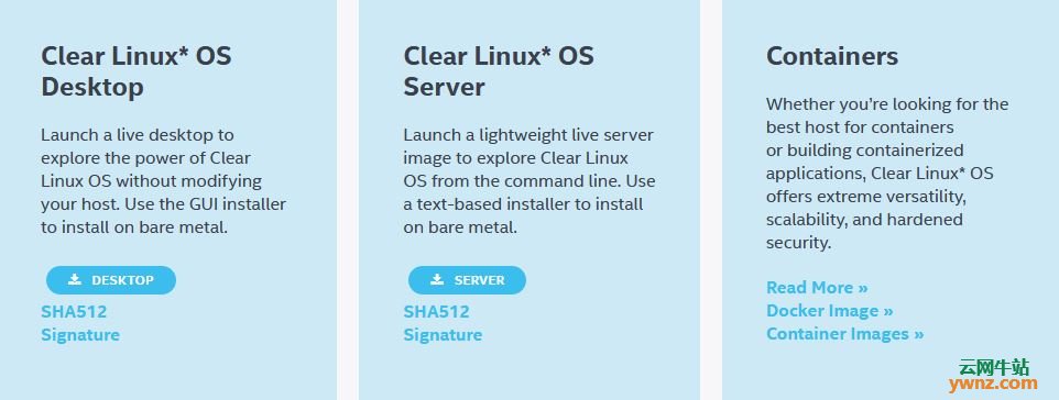 Clear Linux OS特性介绍，附下载地址