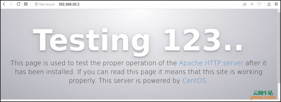 删除CentOS 7/8上的Apache欢迎/测试页面