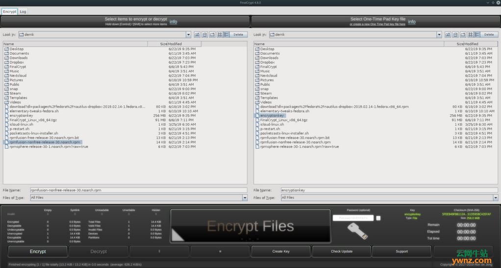 在Linux系统上安装FinalCrypt以使用它加密文件