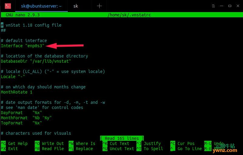 在Linux操作系统中安装vnStat的方法，附配置默认网络接口