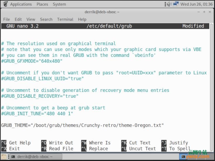 在Linux上安装Ambiance Crunchy Grub2主题的方法