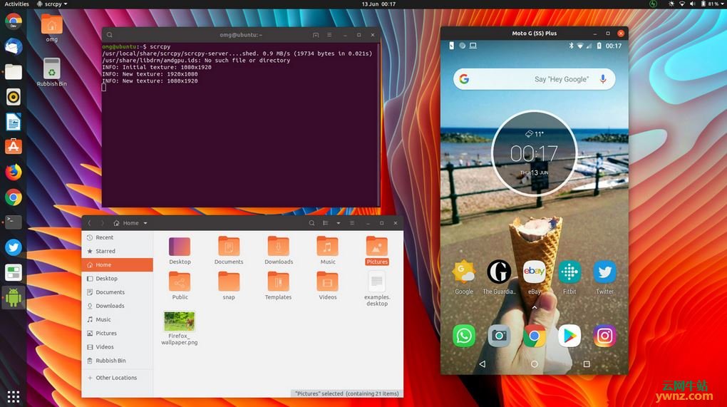 在Ubuntu 18.04上安装Scrcpy的方法（用于Ubuntu与Android手机交互）