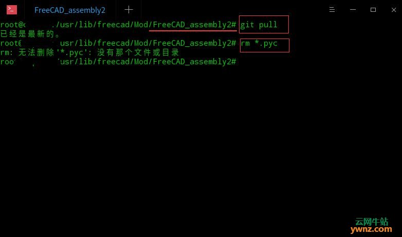 在Deepin Linux系统中安装Freecad后再安装assembly2插件的方法