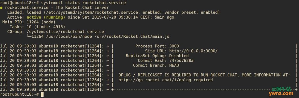 在Debian 10/Ubuntu 18.04上安装Rocket.Chat服务器的方法