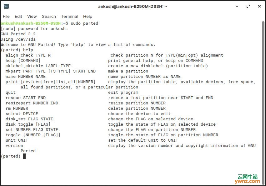 5个免费的Linux分区管理器:GParted/Disks/KDE分区工具/Fdisk/Parted