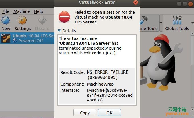 Ubuntu 18.04下修复Kernel driver not installed (rc=-1908)错误