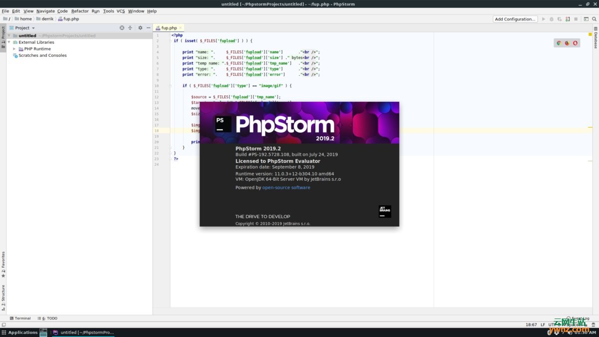 在Linux上安装PhpStorm的方法:通用二进制,Arch Linux及Snap安装说明