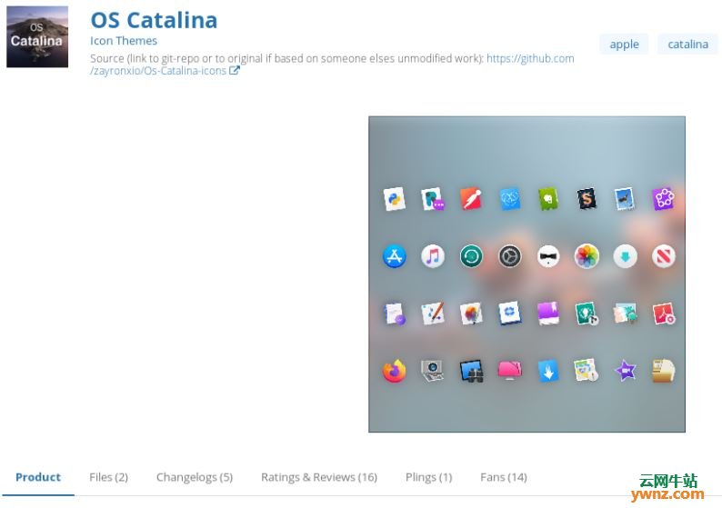 在Linux上安装macOS Catalina图标主题的方法