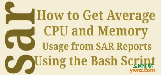 使用Bash脚本从SAR报告中获取平均CPU和内存使用情况